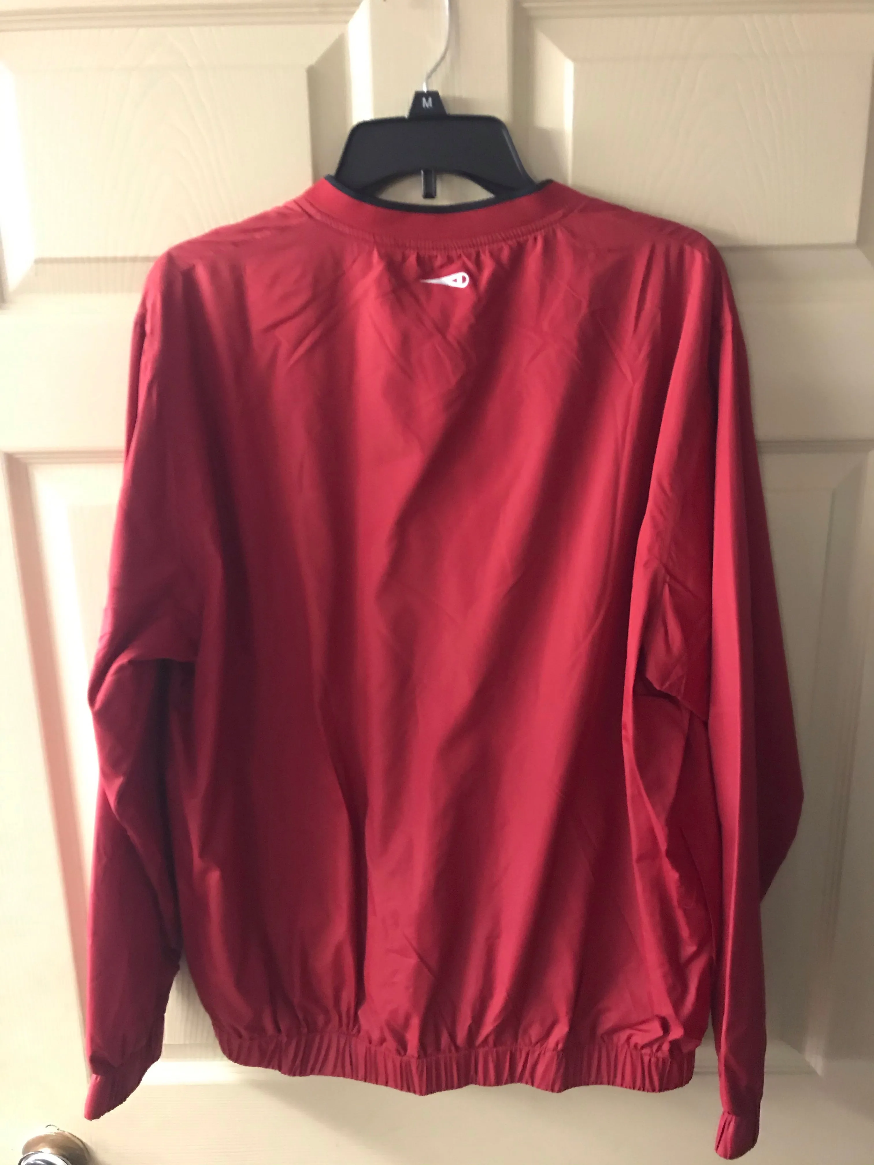 € Mens NEW Medium Grand Slam Golf Pullover Jacket Windbreaker Chili Pepper Red NWT