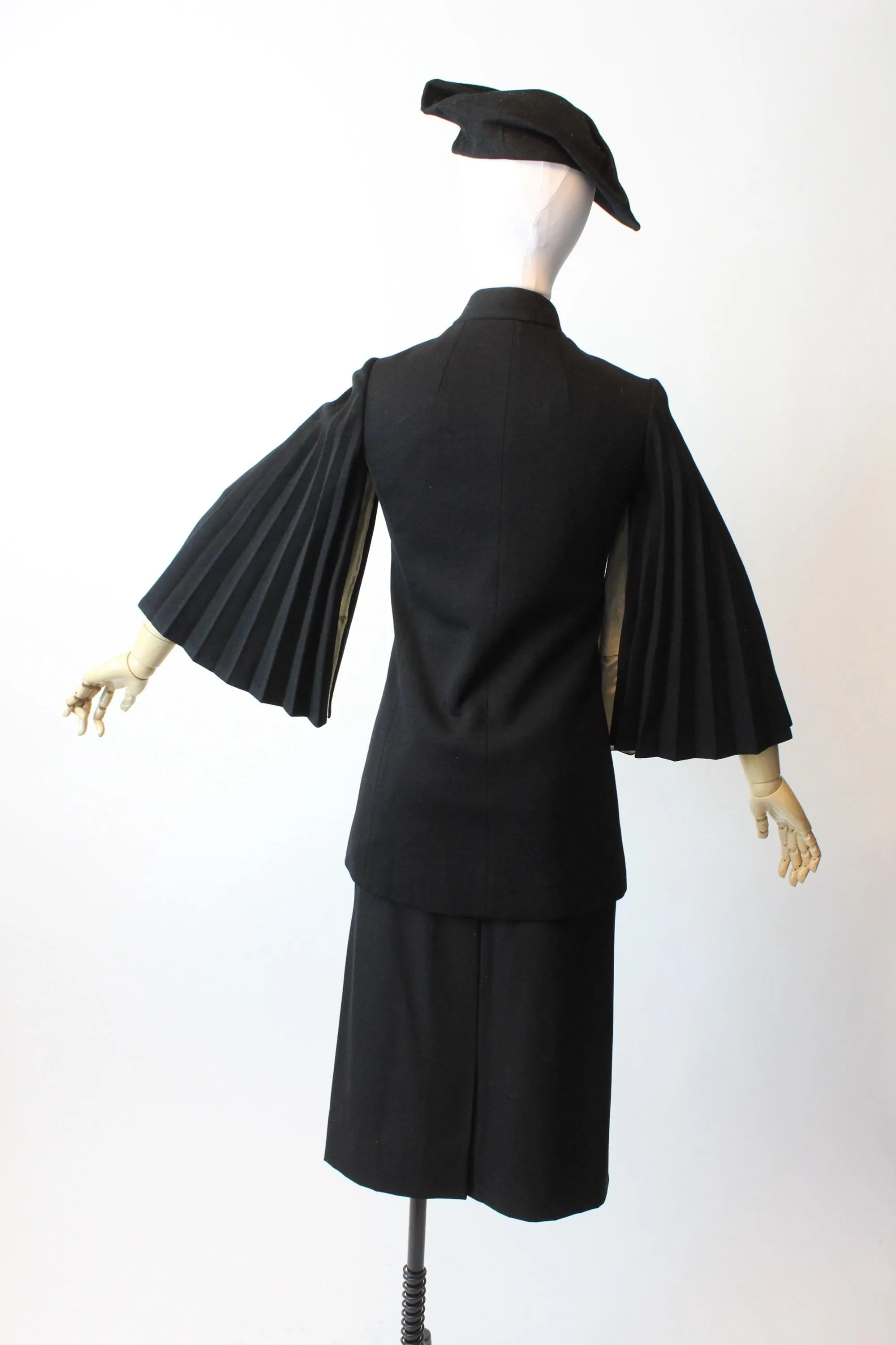 1960s LILLI ANN accordion sleeve jacket xs | new fall winter