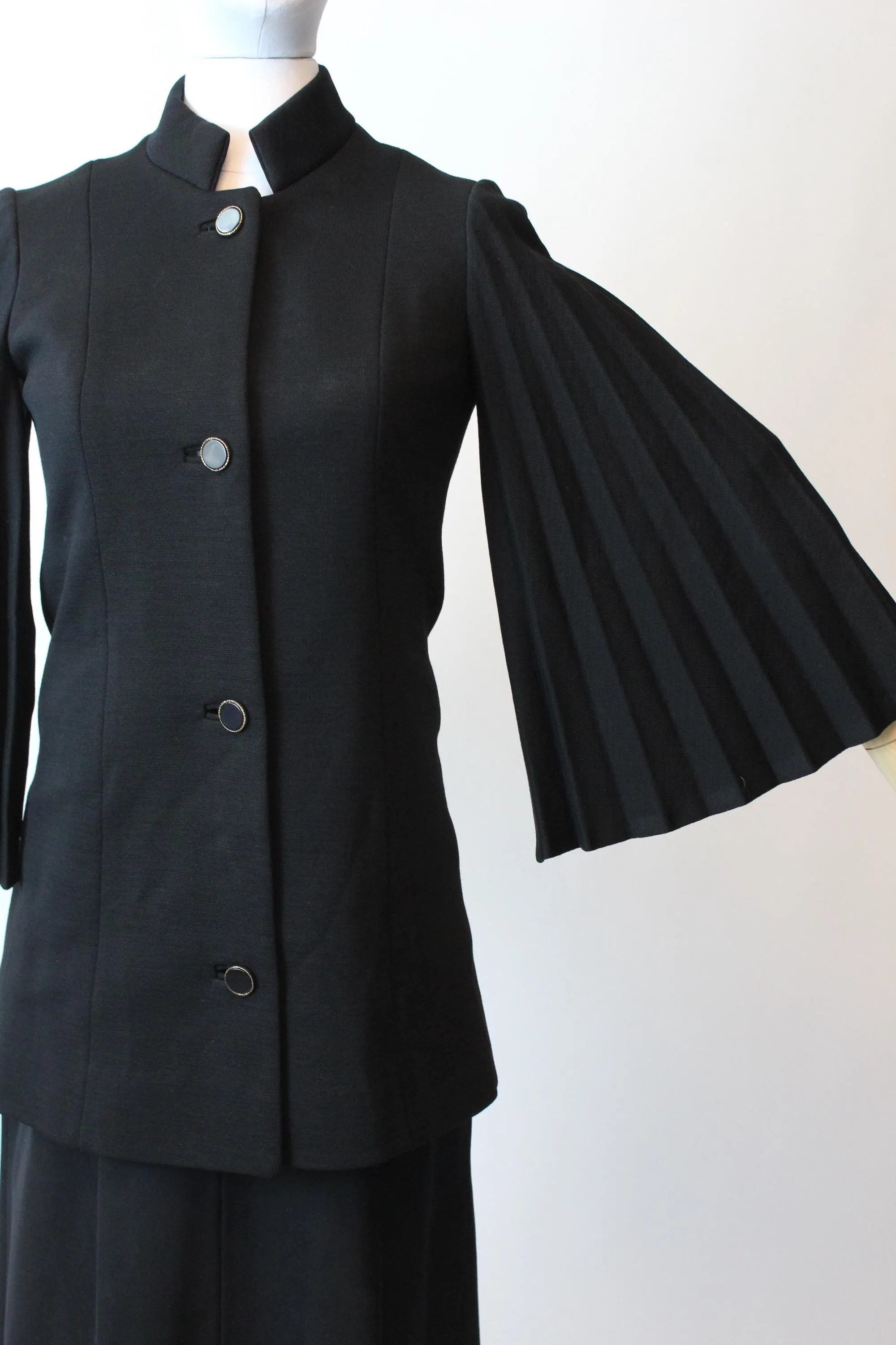 1960s LILLI ANN accordion sleeve jacket xs | new fall winter