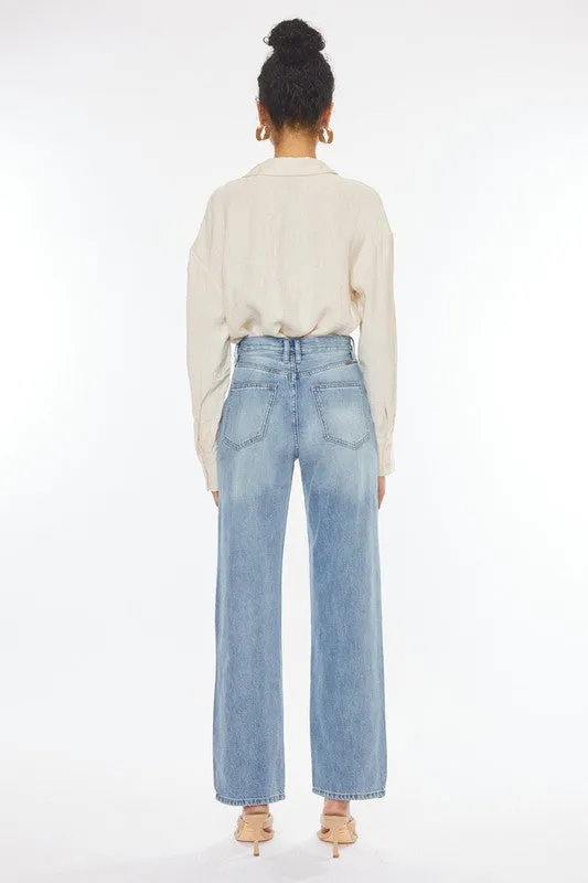 90's Wide Leg Straight Jeans