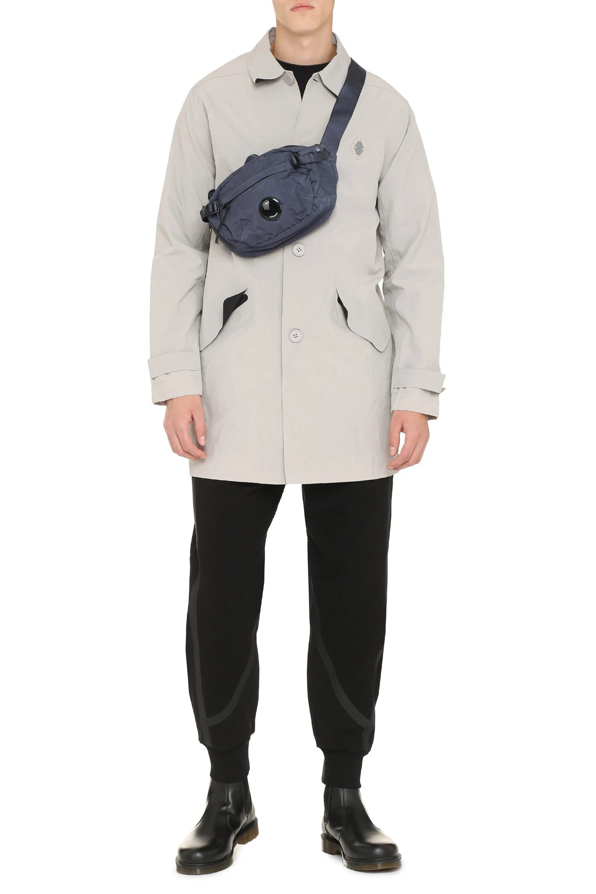 A-Cold-Wall* Logo Plaque Buttoned Trench Coat