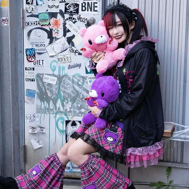 ACDC RAG & Gloomy Bear vivid bear ears hoodie