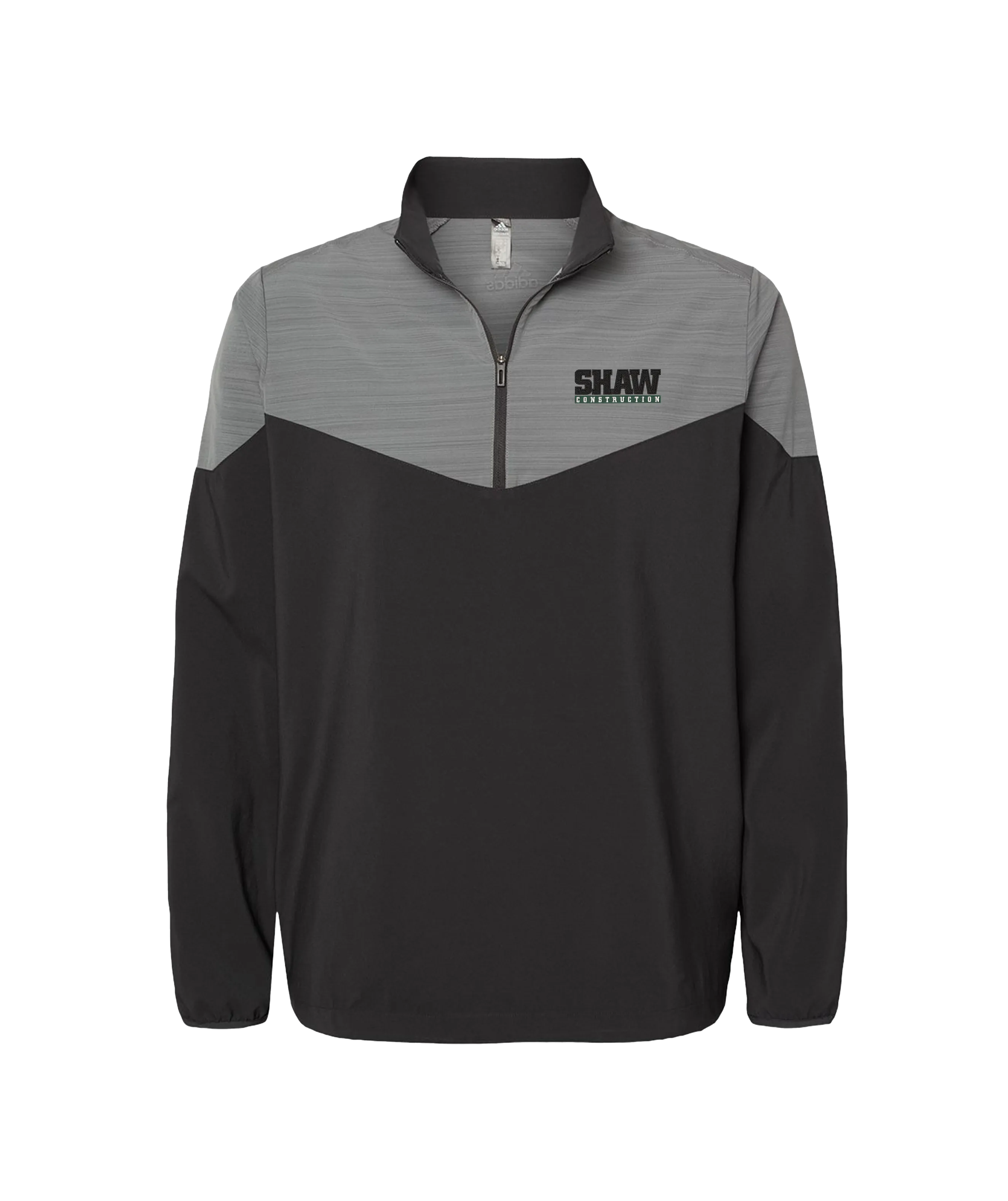 Adidas Heather Chevron Quarter-Zip Wind Pullover (Gift)