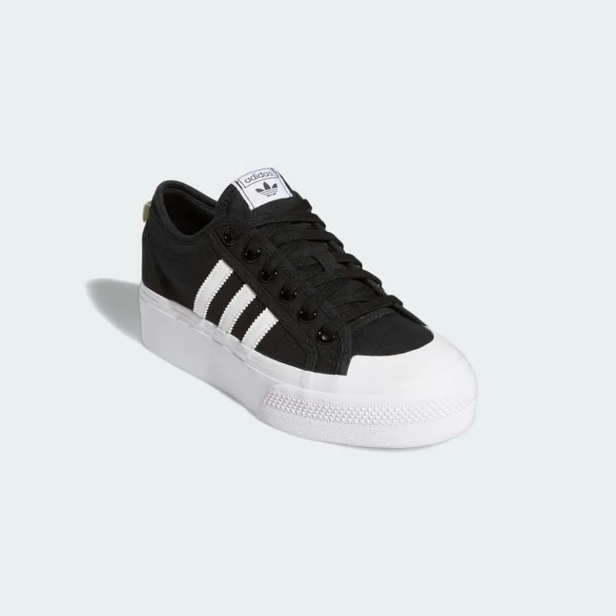 Adidas Nizza Platform Women Original Shoes Black/White