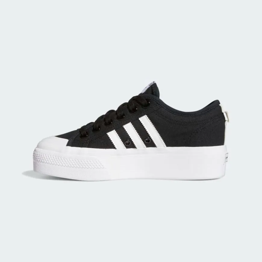 Adidas Nizza Platform Women Original Shoes Black/White