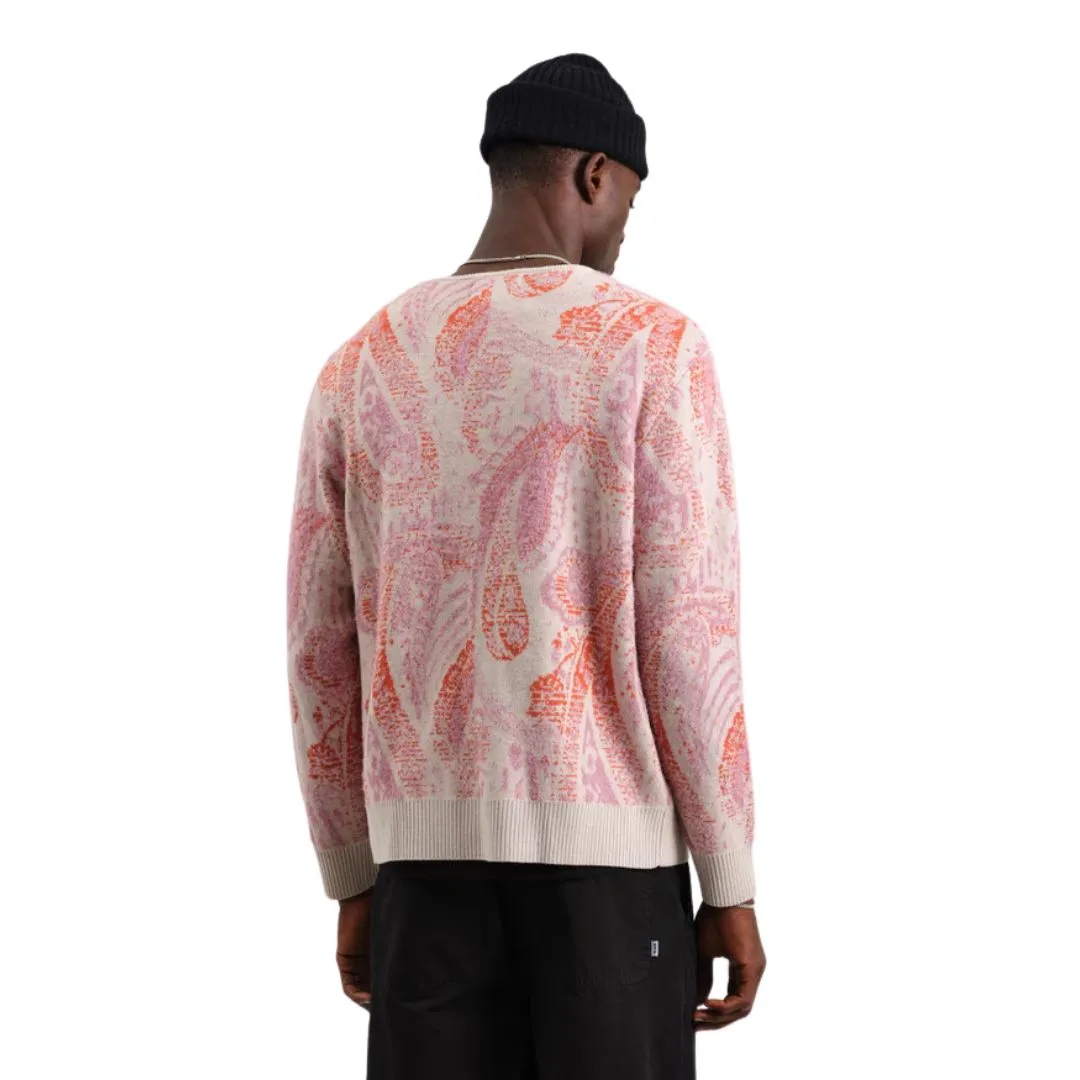 Alban Cardigan Paisley (Pink   Ecru)