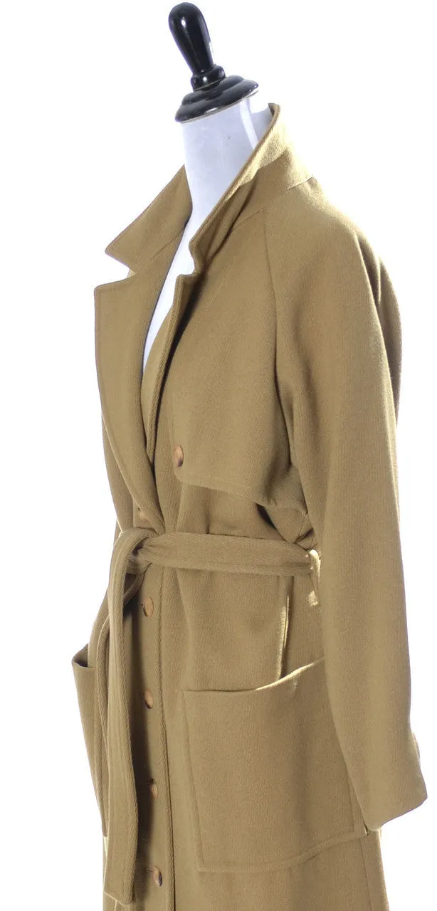 Anne Klein Donna Karan Vintage Trench Coat 1970's Designer Trench