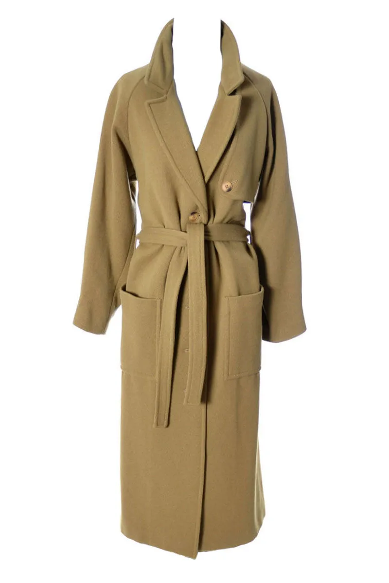 Anne Klein Donna Karan Vintage Trench Coat 1970's Designer Trench