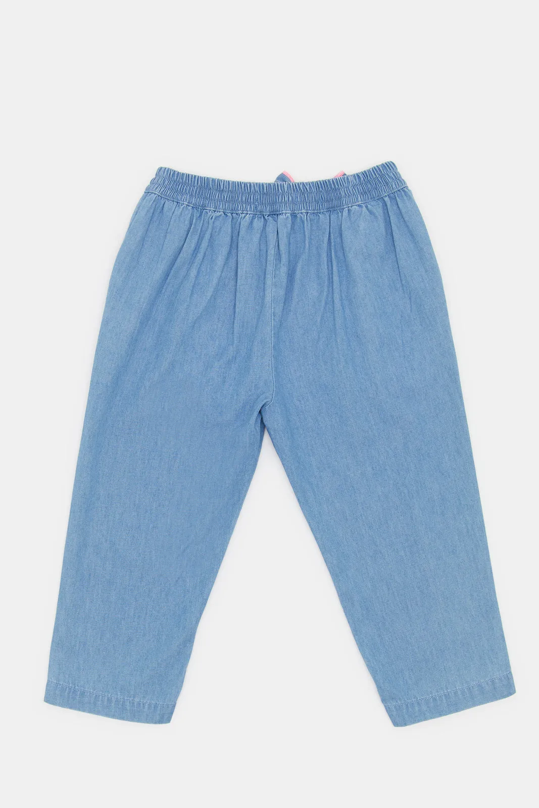 Baby Girls Blue Bow Jeans