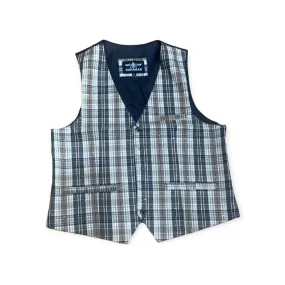 BARABAS: Muntinlupa Plaid Vest 2VP210