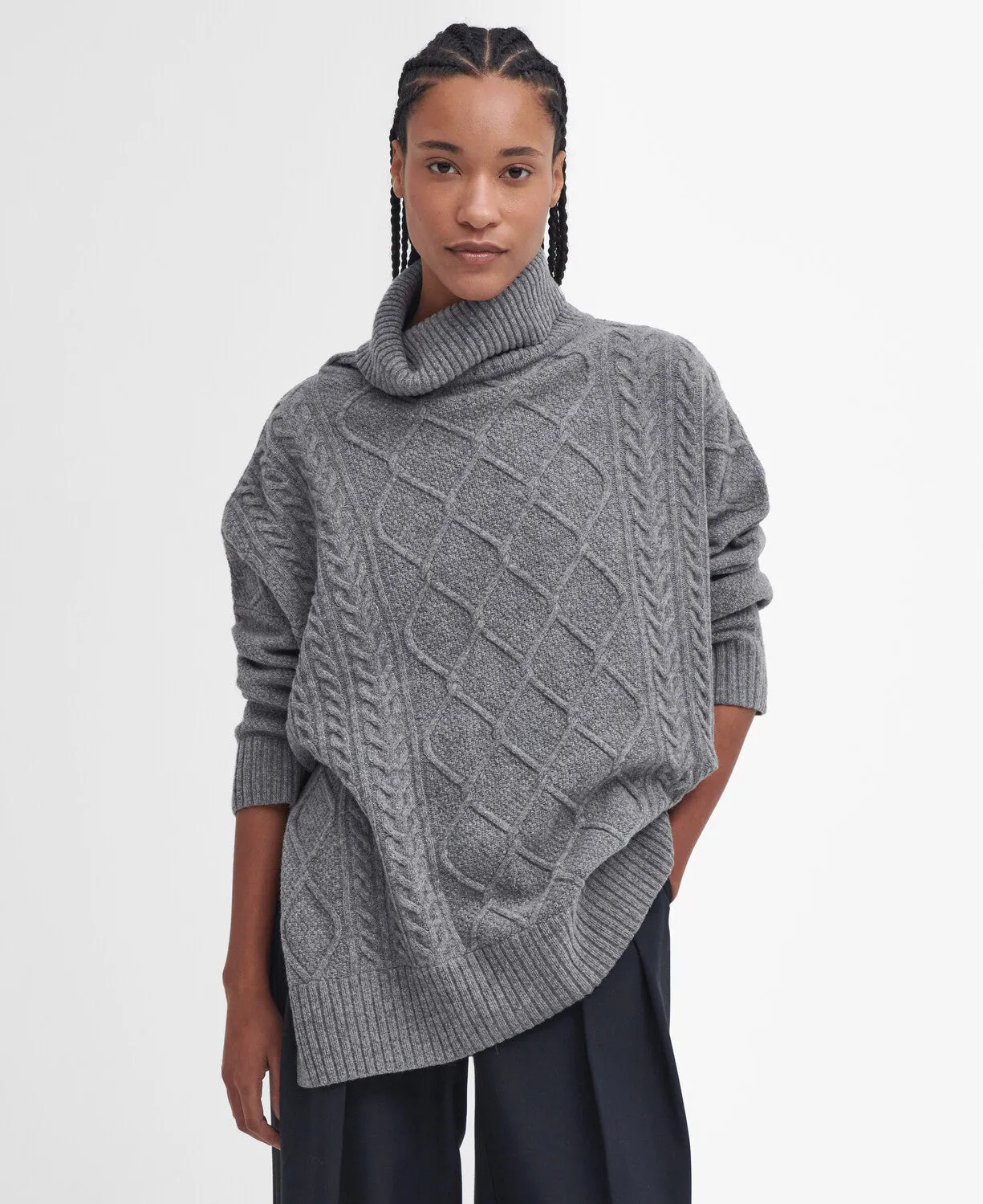 Barbour Burne Knitted Cape