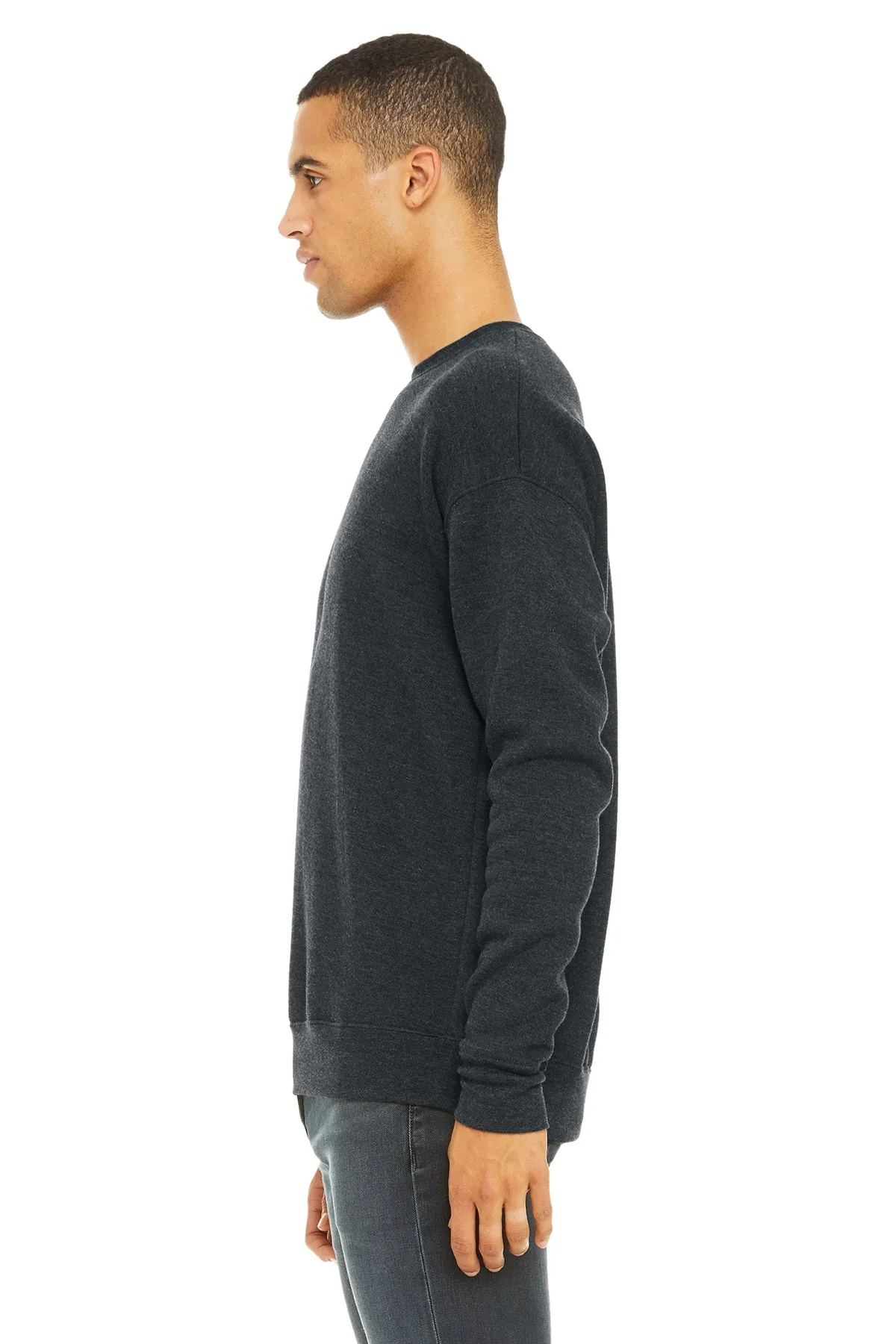 Bella Canvas Unisex Drop Shoulder Pullover, Dark Grey