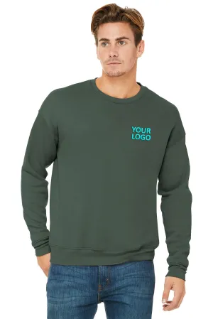 Bella Canvas Unisex Drop Shoulder Pullover, Military Green