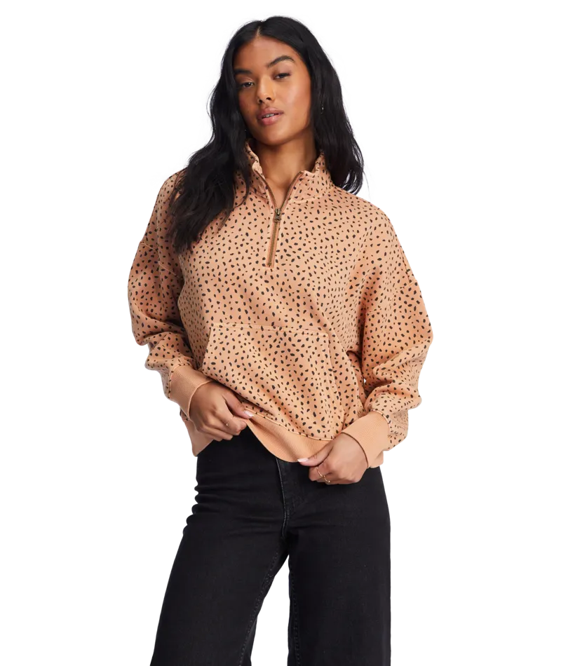 Billabong Lazy Mornings Sweatshirt-Tan