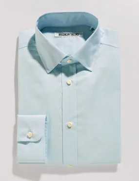 BKT20 Slim Dress Shirt in Lightweight Plainweave  - Seafoam