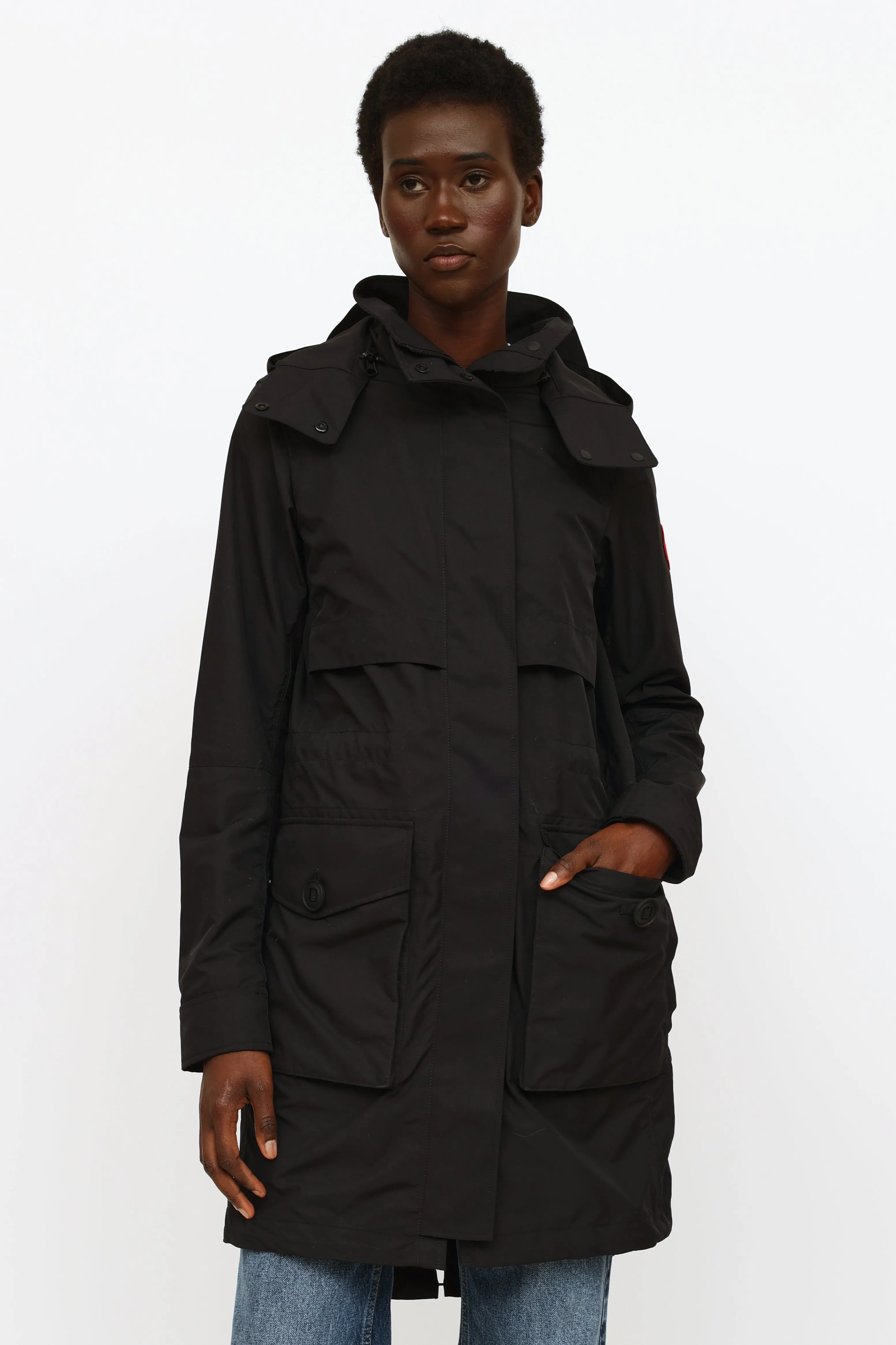 Black Cavalry Trench Coat