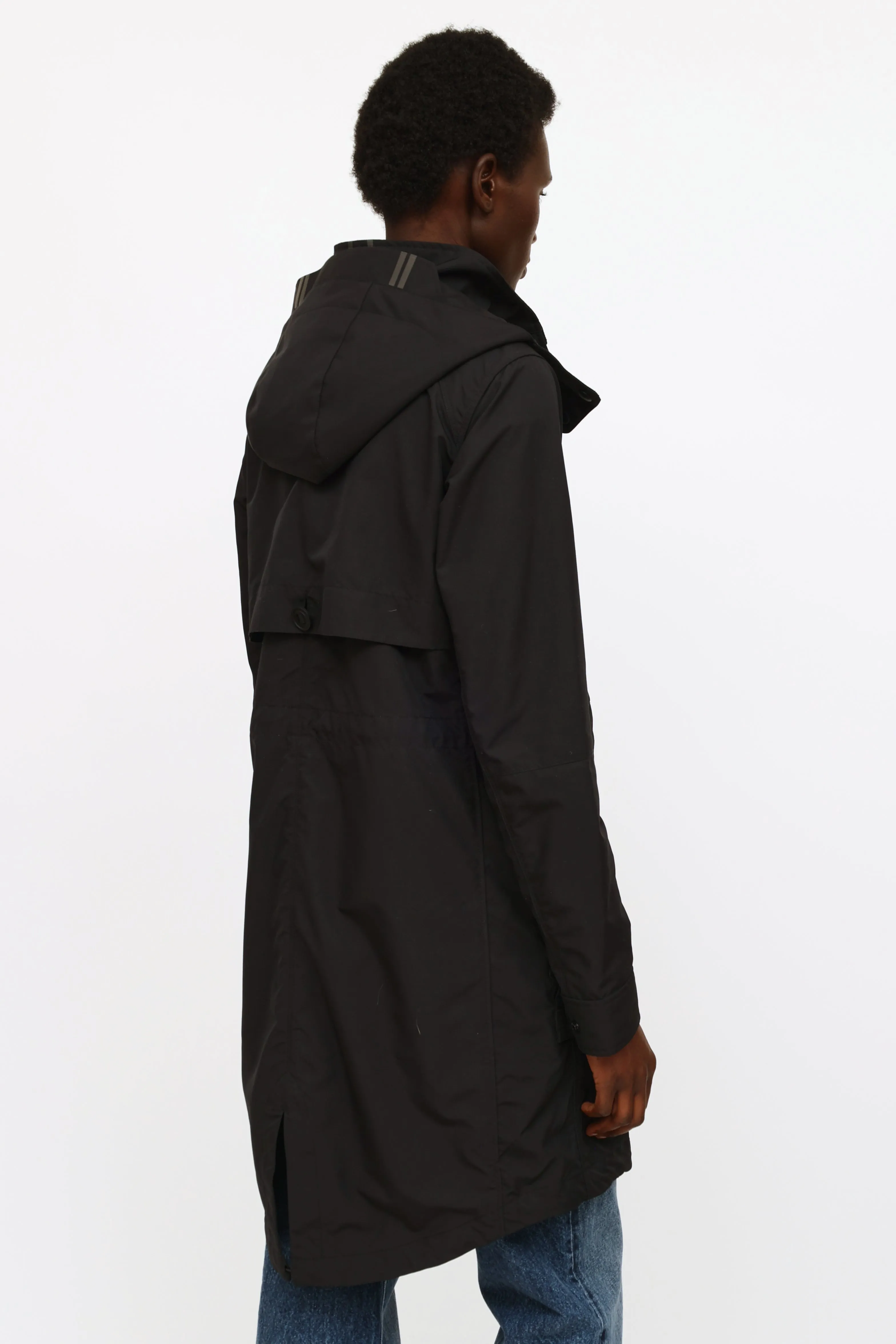 Black Cavalry Trench Coat