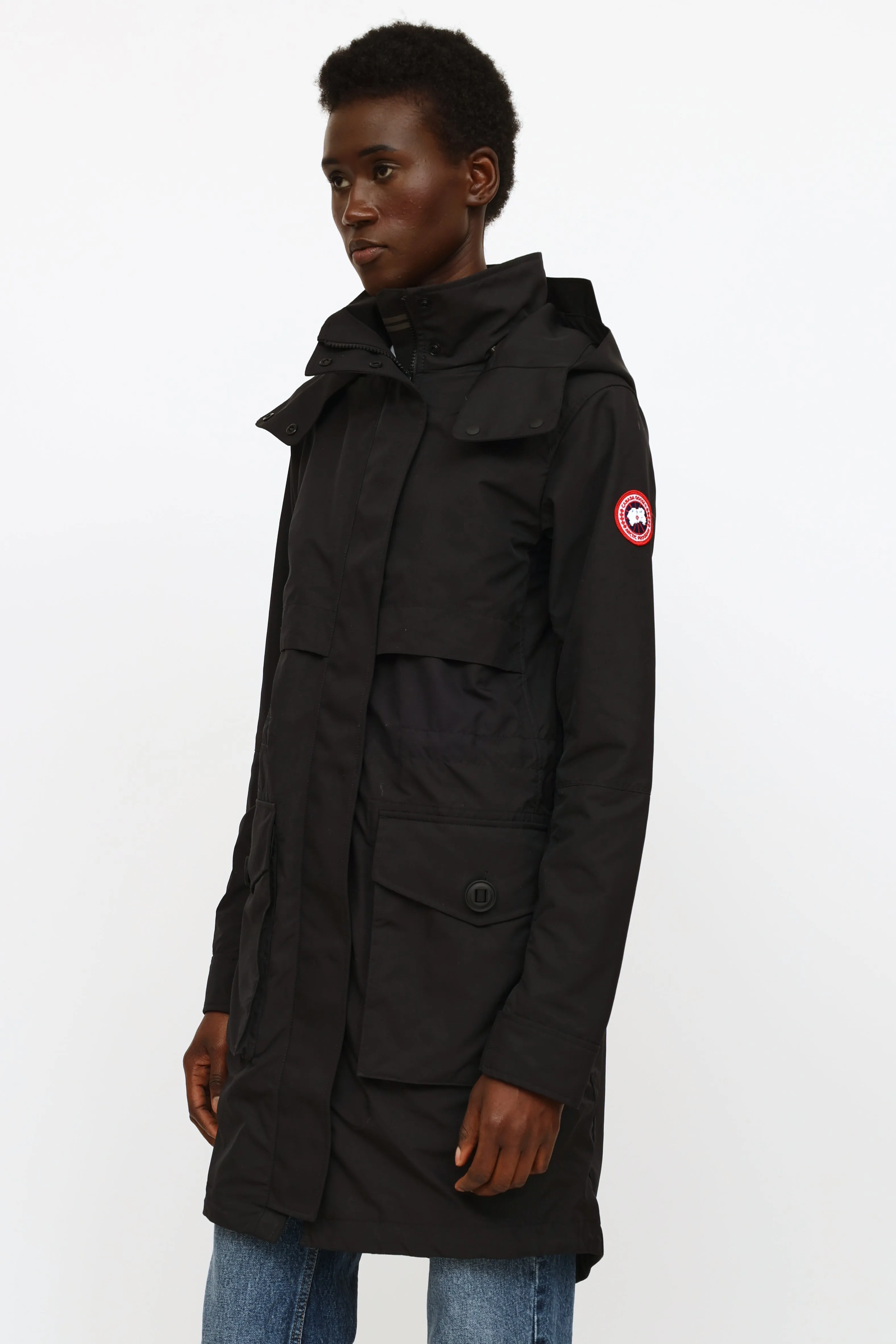 Black Cavalry Trench Coat