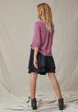 Black Double Layer Skirt