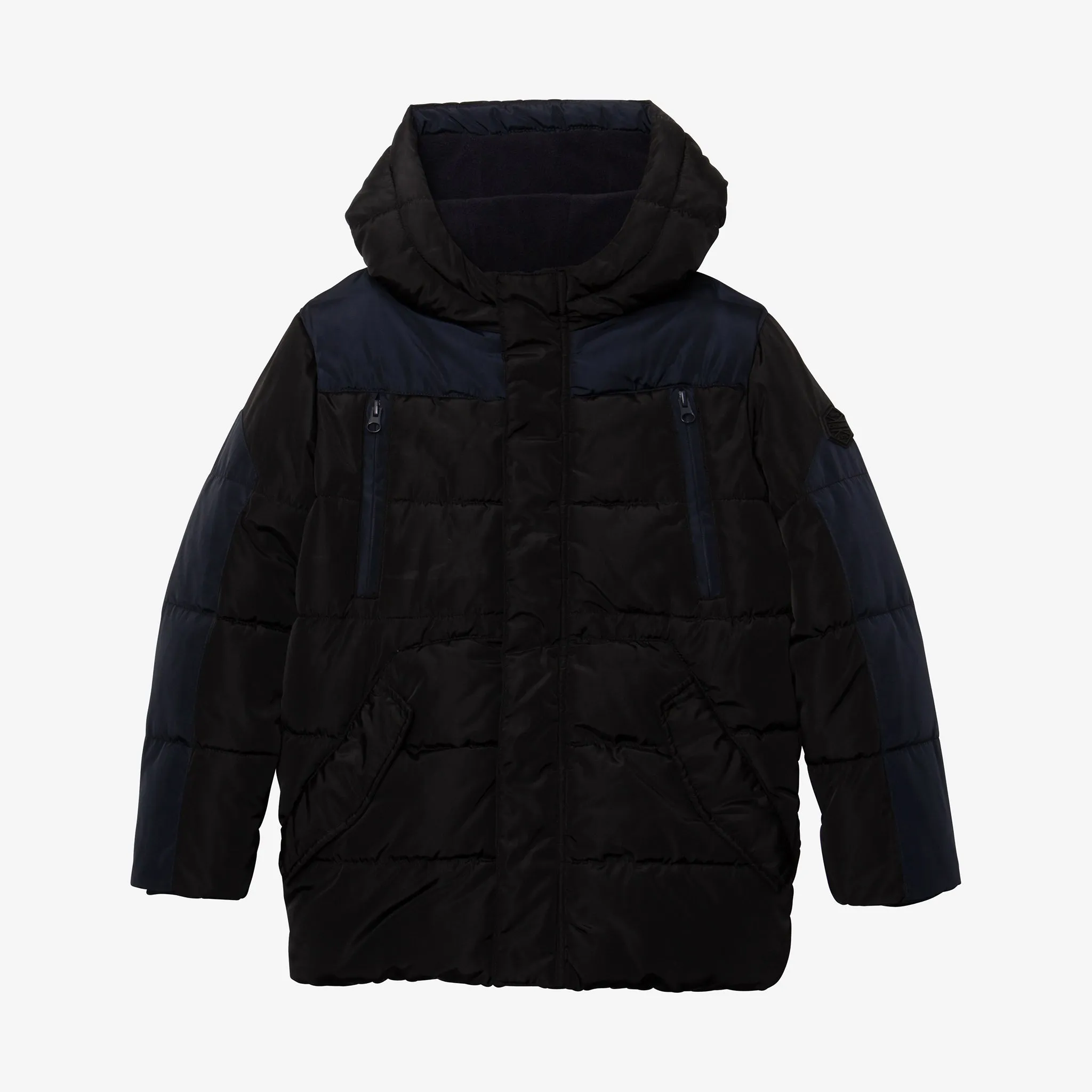 Boy black parka