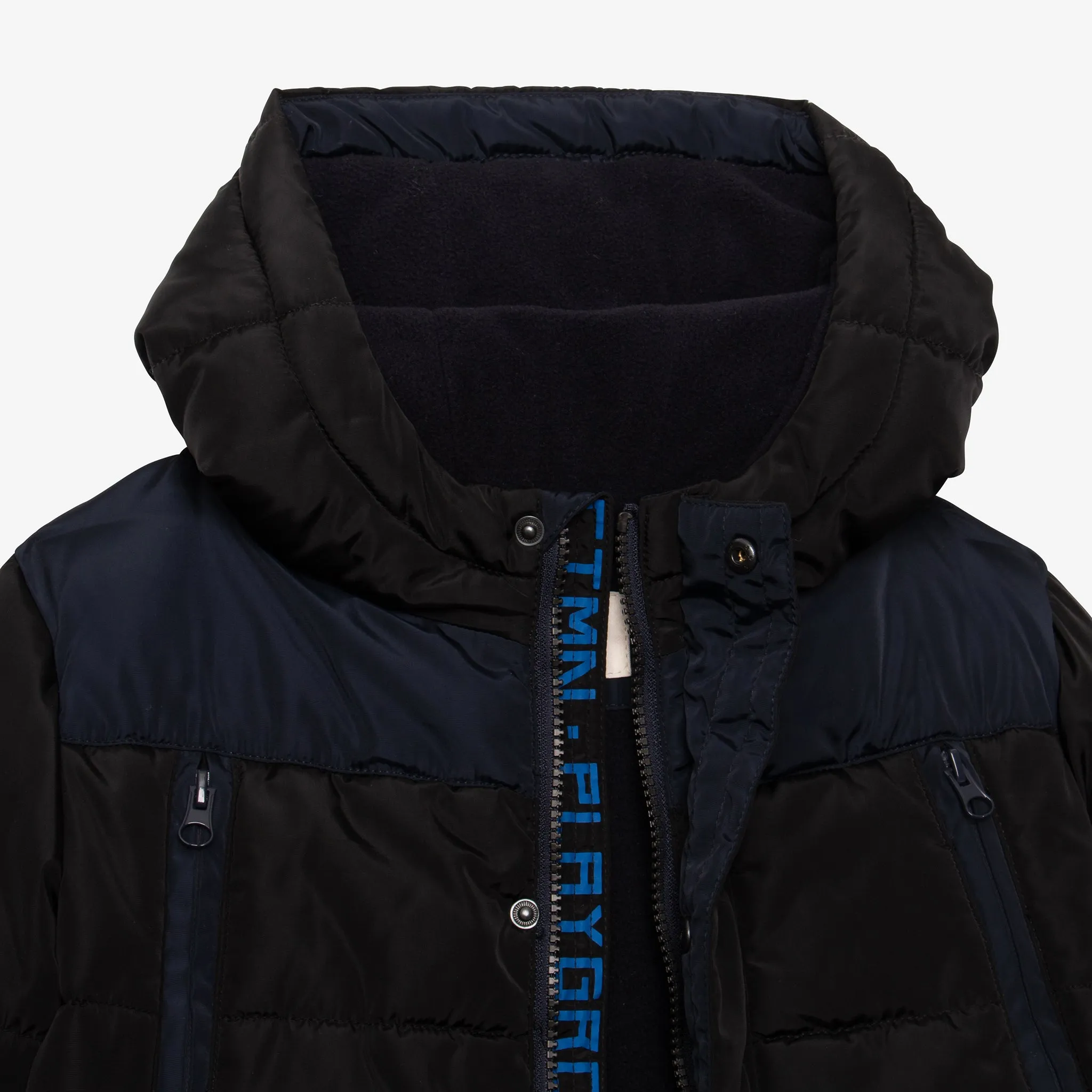 Boy black parka