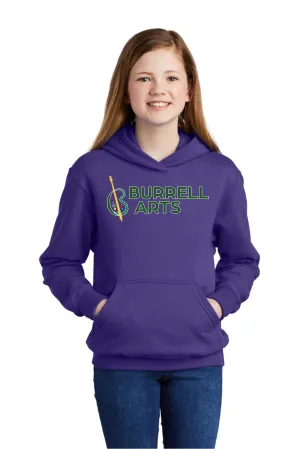 Burrell Arts- Youth- NuBlend® Pullover Hooded Sweatshirt.