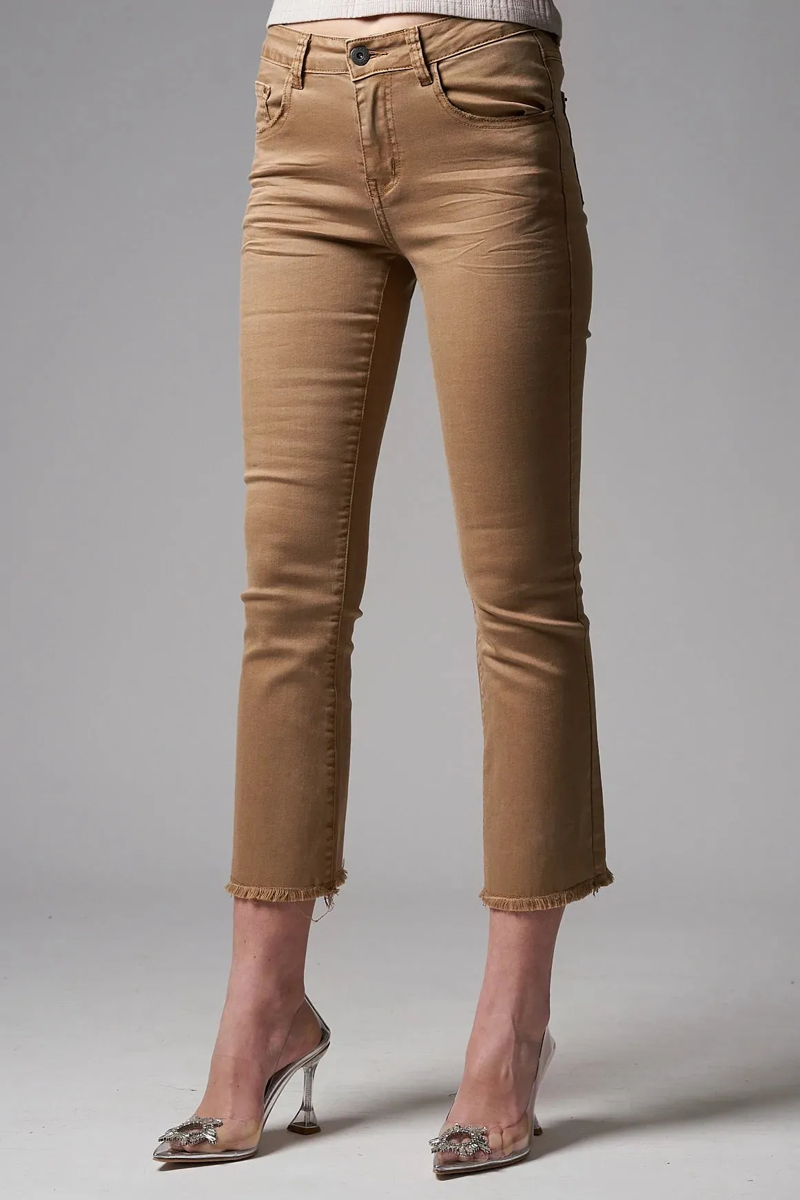 Camila Pant in Camel