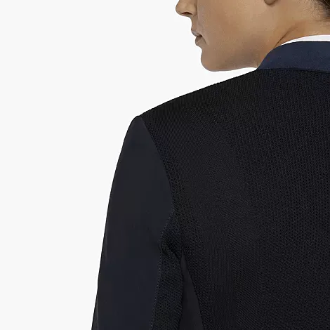 Cavalleria Tosacana Perforated Jersey Shadbelly - Navy