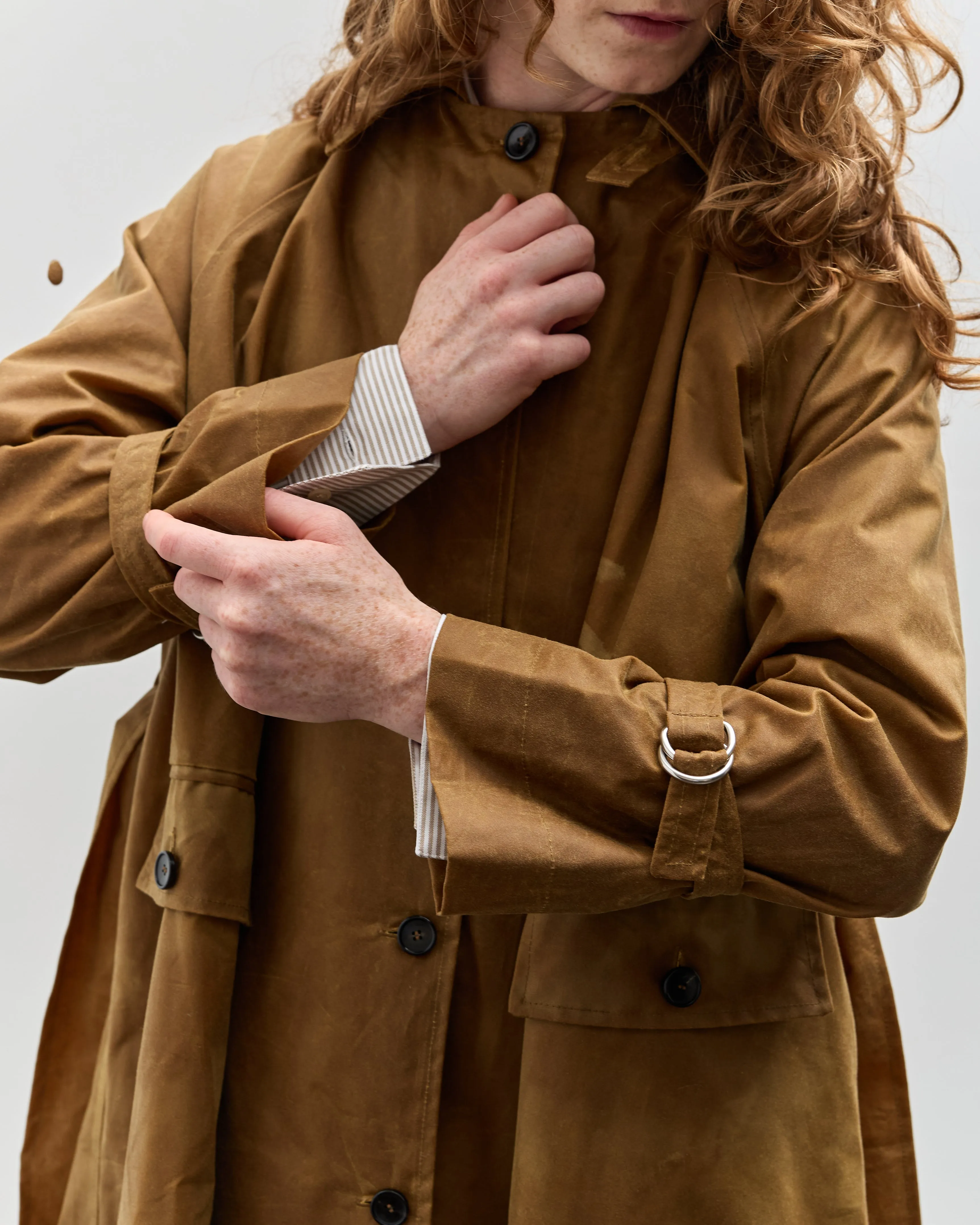 Cawley Waxed Oilskin Trench, Sandstone