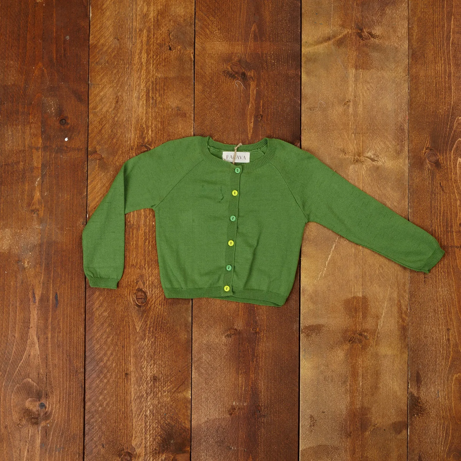 Children's Classic Cardigan - Green