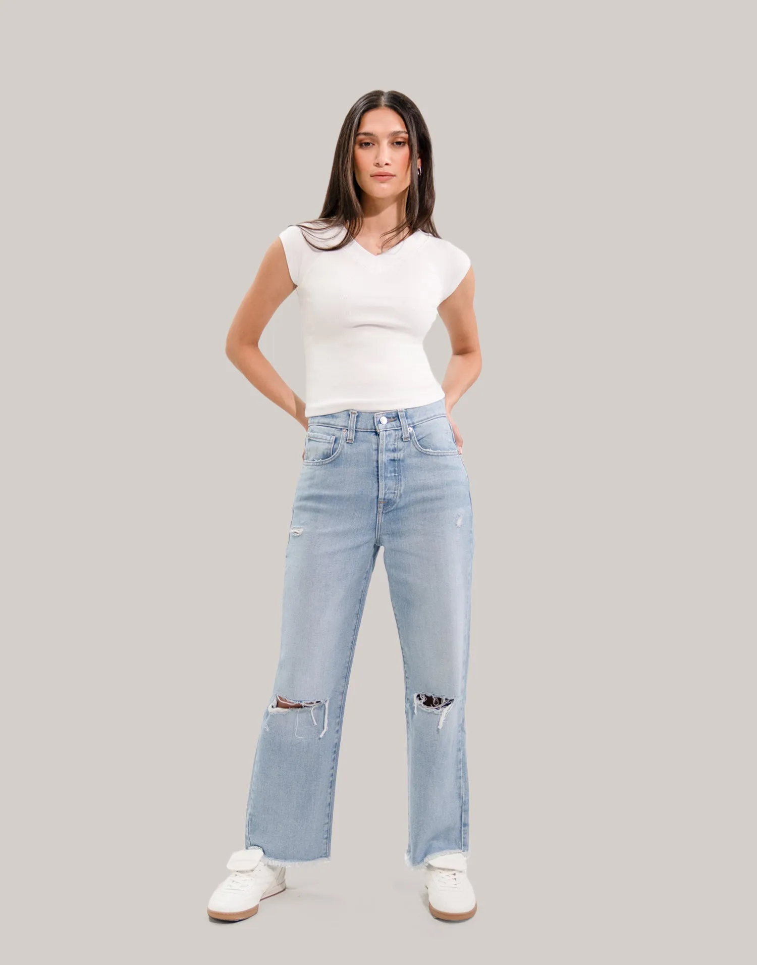 CHLOE STRAIGHT JEANS / BLISS