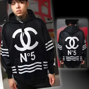 ^CH@N3L^ FLEECE LINED POLYESTER PULLOVER HOODIES