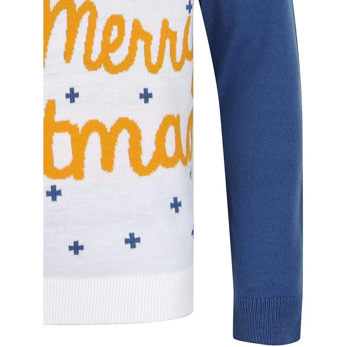 Christmas Xmas Snow Mens Jumper - Blue