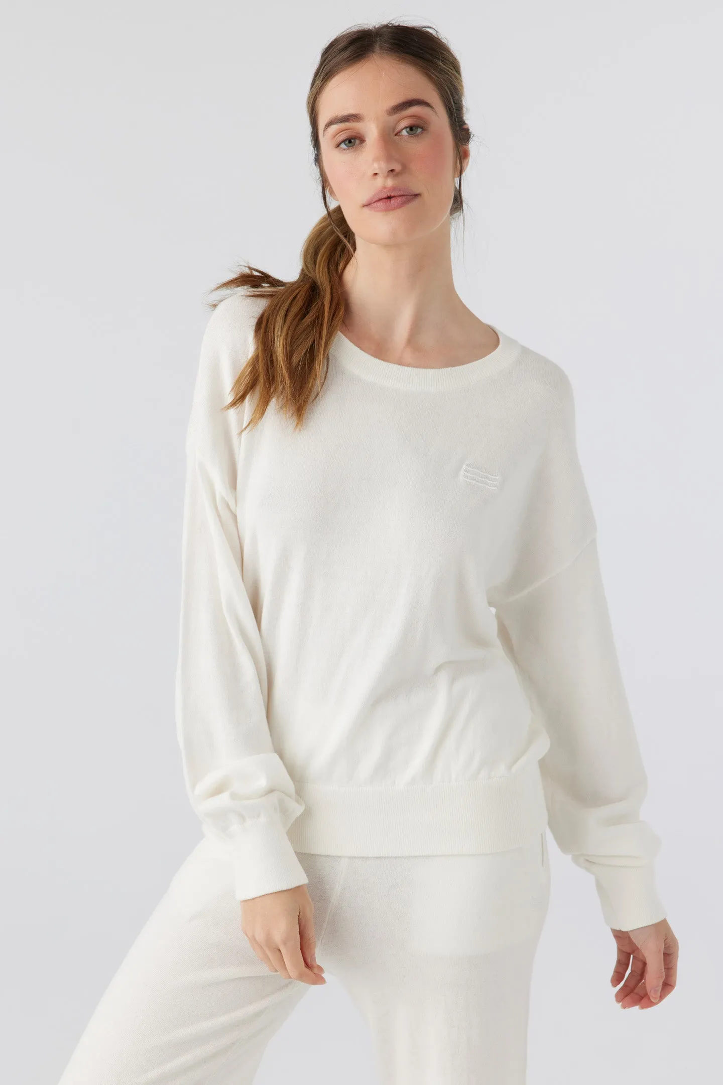 Coastal Waves Crewneck Sweater