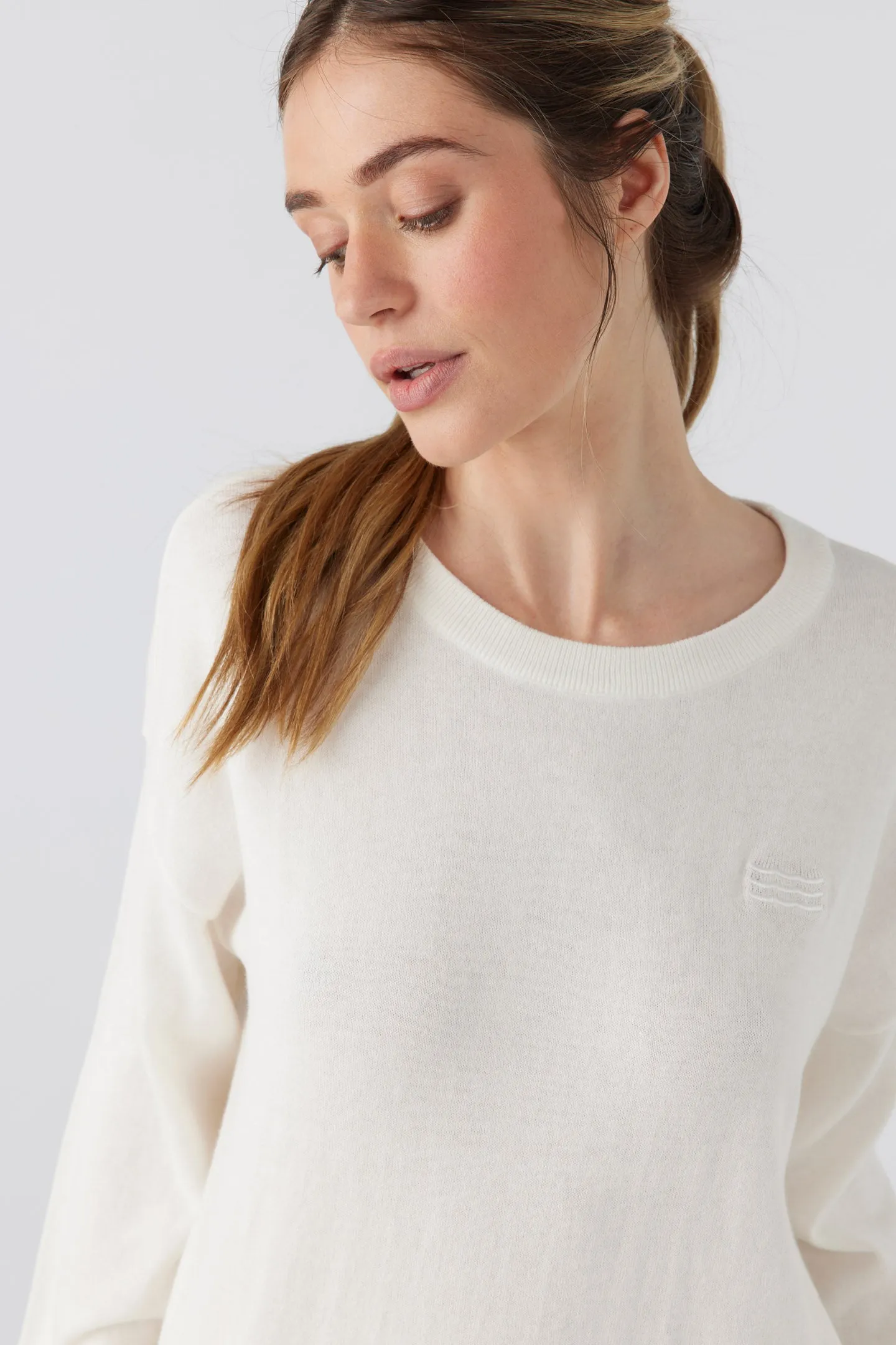 Coastal Waves Crewneck Sweater