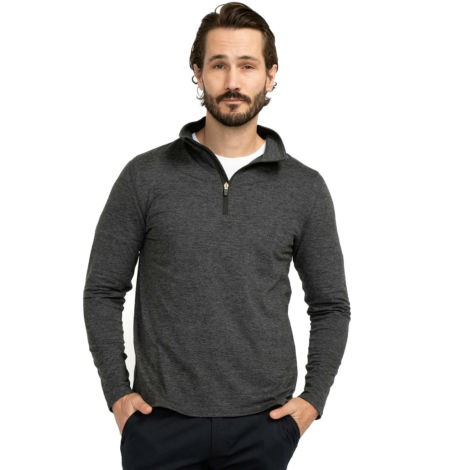 Conquest Athletic Quarter Zip Pullover for Men