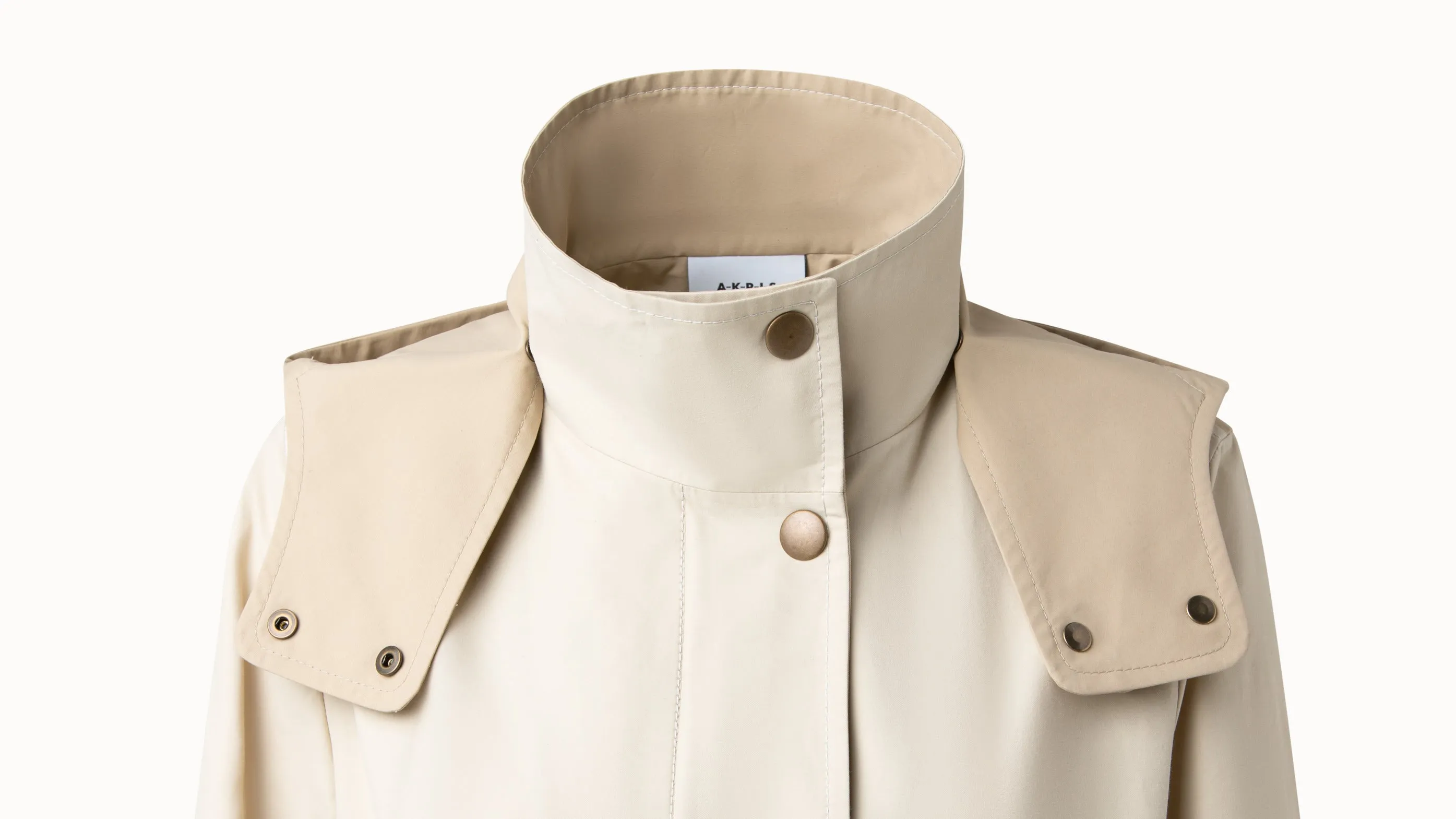 Cotton Techno Trench Coat