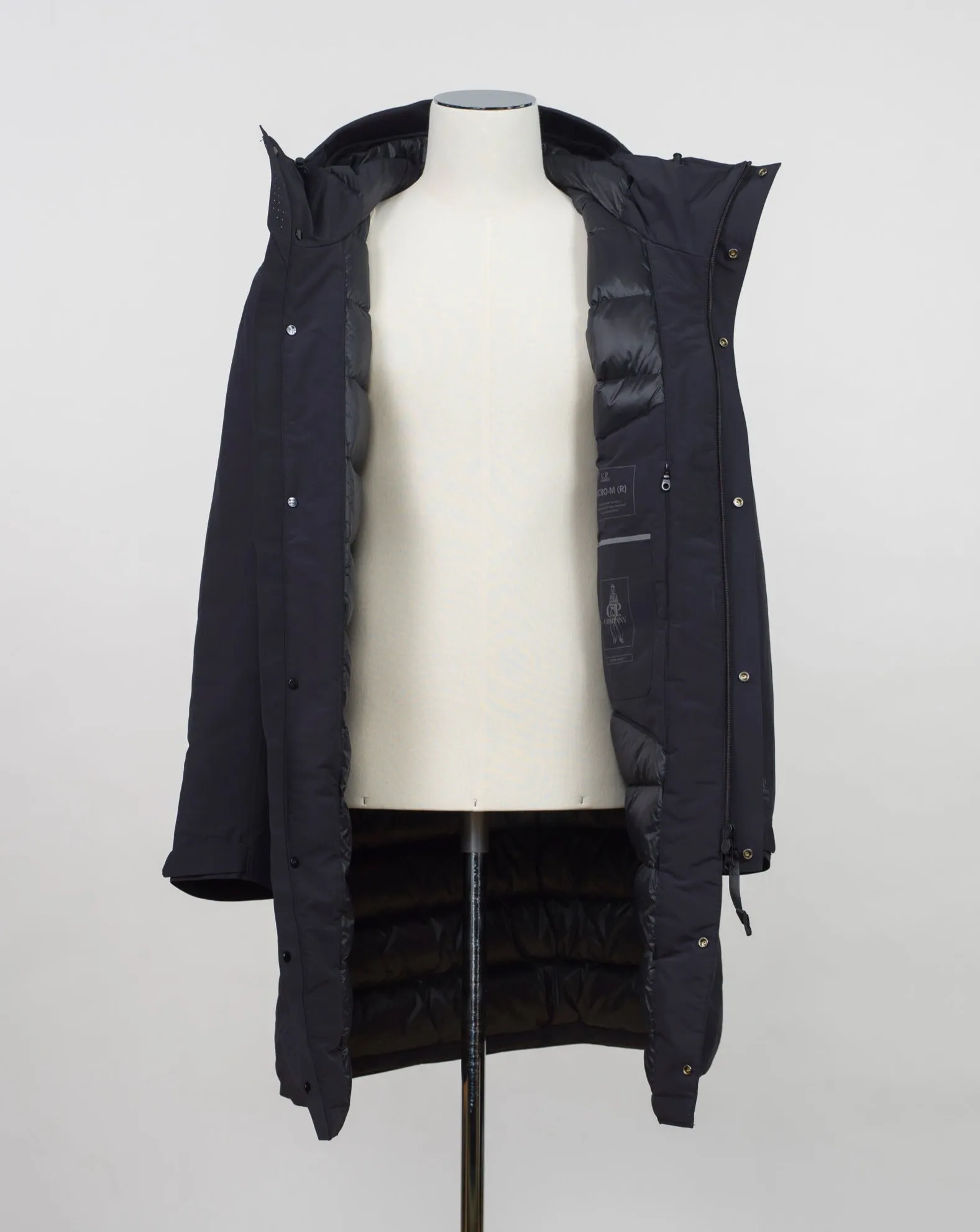 C.P.Company MICRO-M (R) Long Down Parka / Black