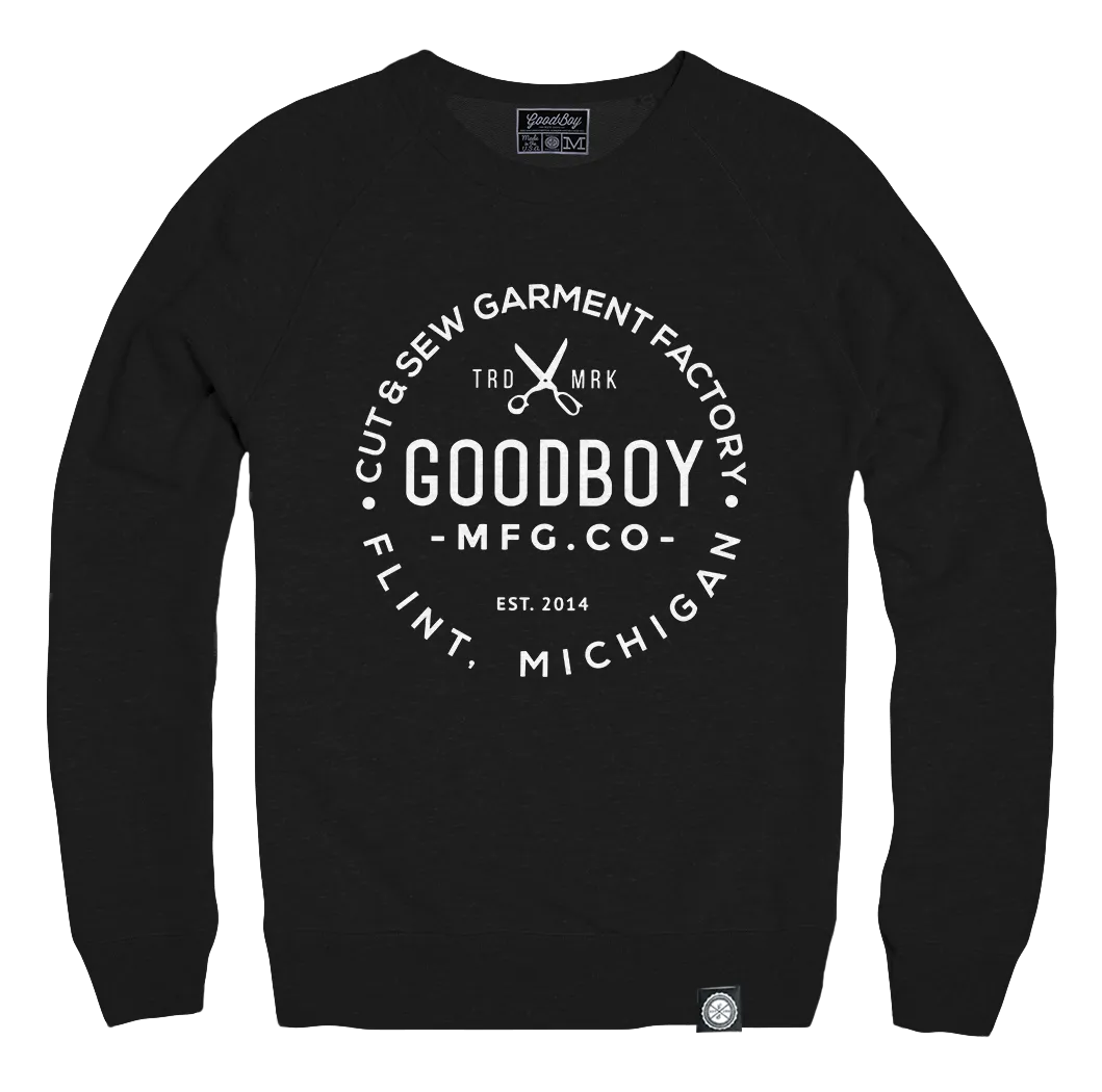 Crew Neck - Sweatshirt - Black