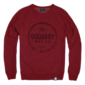 Crew Neck - Sweatshirt - Red