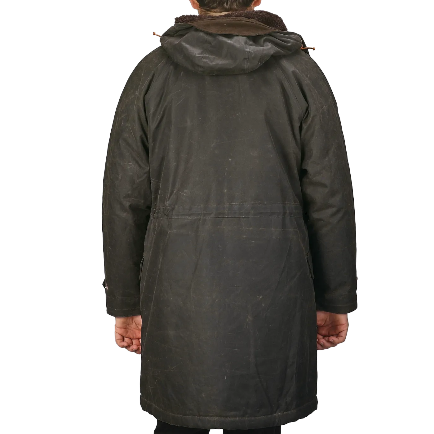 Dark Green Waxed Cotton Mountain Parka