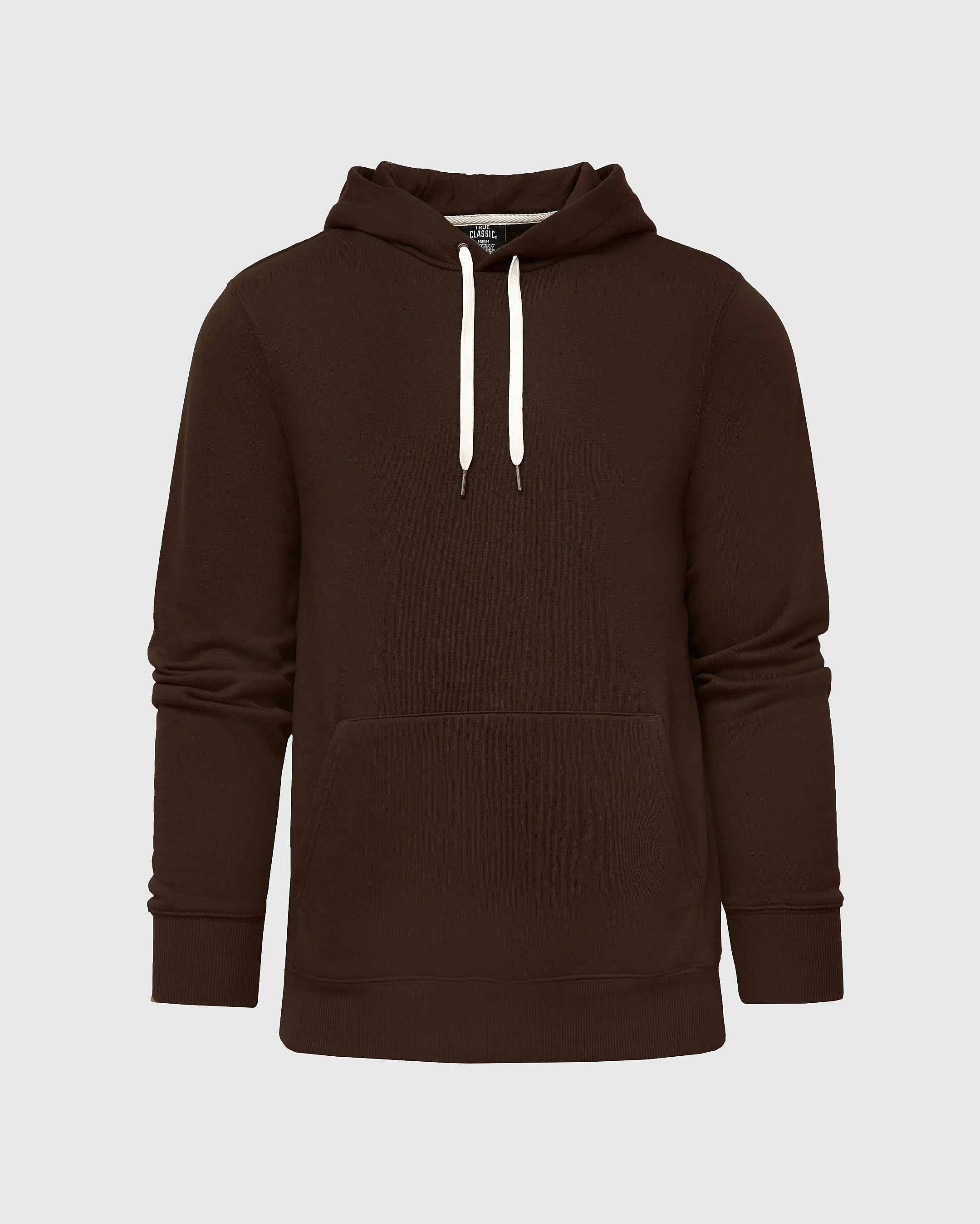 Dark Oak Fleece French Terry Pullover Hoodie