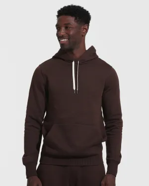 Dark Oak Fleece French Terry Pullover Hoodie