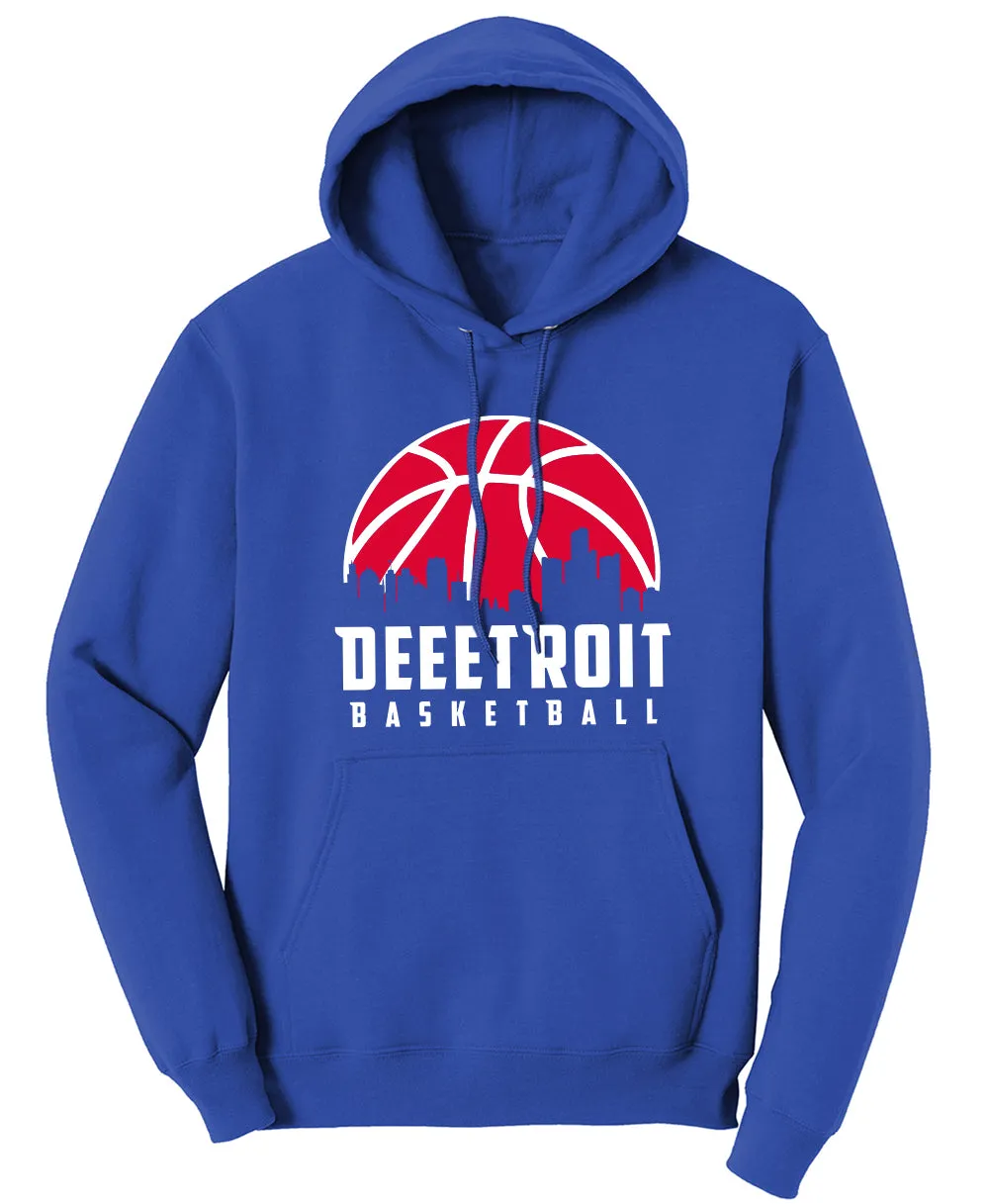 Deeetroit Basketball- Pullover