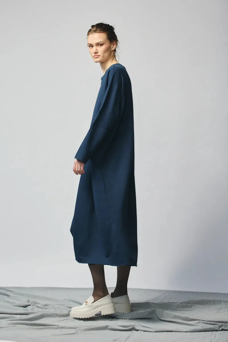 Devlyn van Loon Pullover Sweatshirt Dress (Navy)