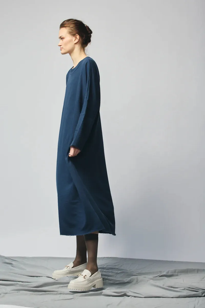 Devlyn van Loon Pullover Sweatshirt Dress (Navy)