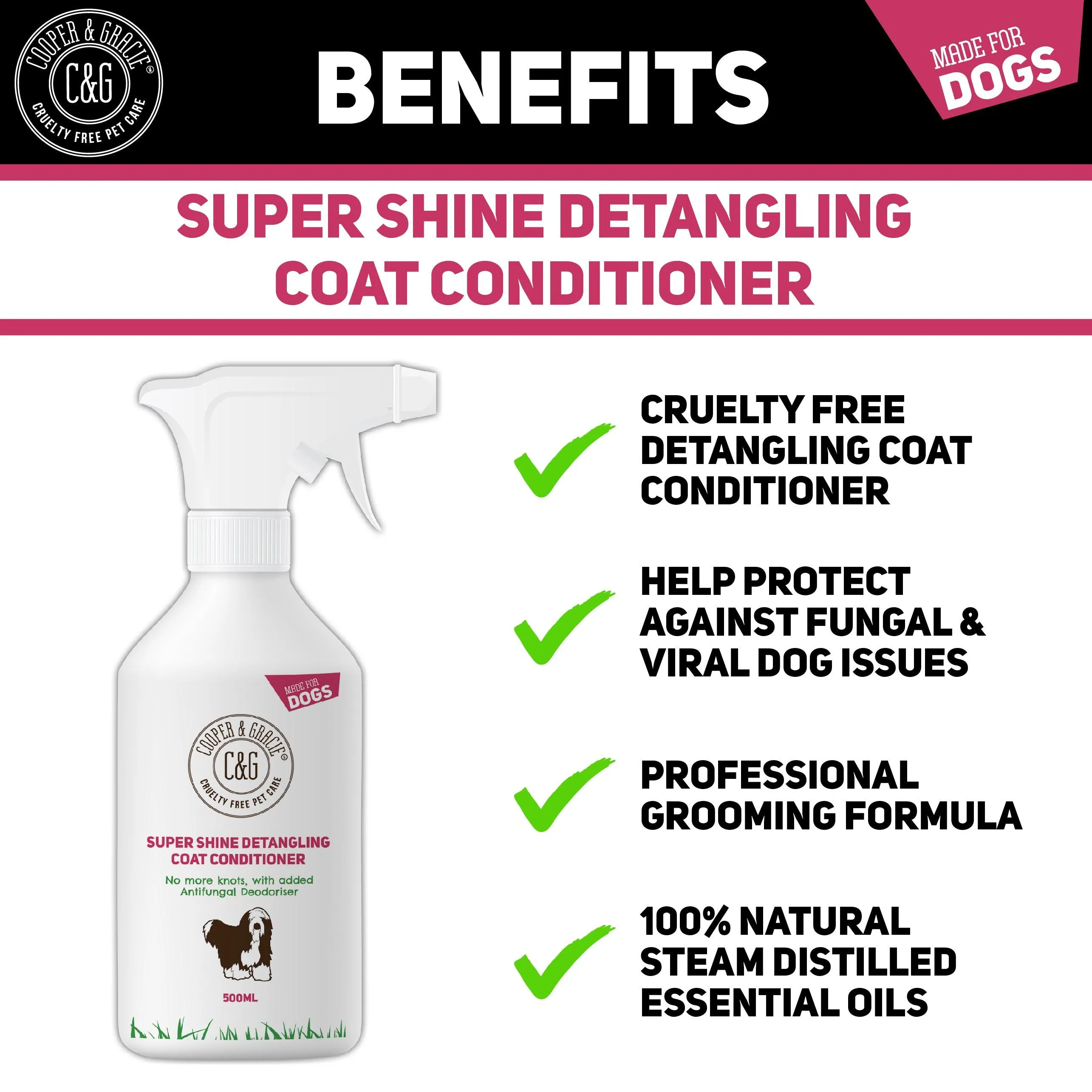 Dog Grooming Conditioning Spray