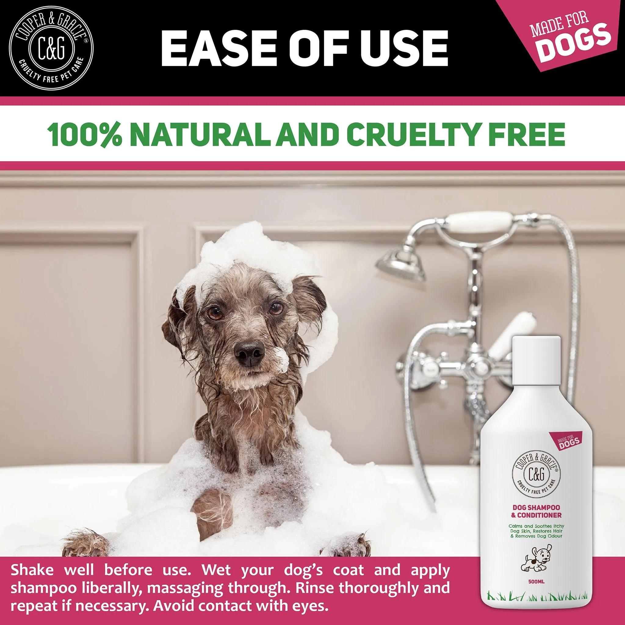 Dog Shampoo and Conditioner