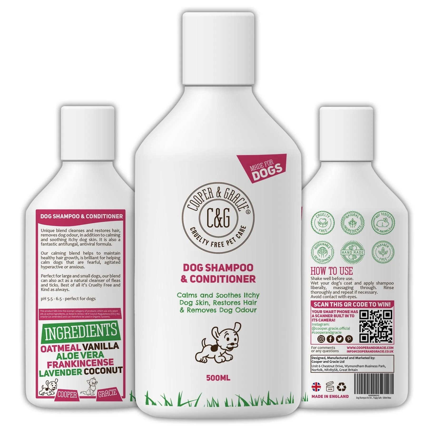 Dog Shampoo and Conditioner