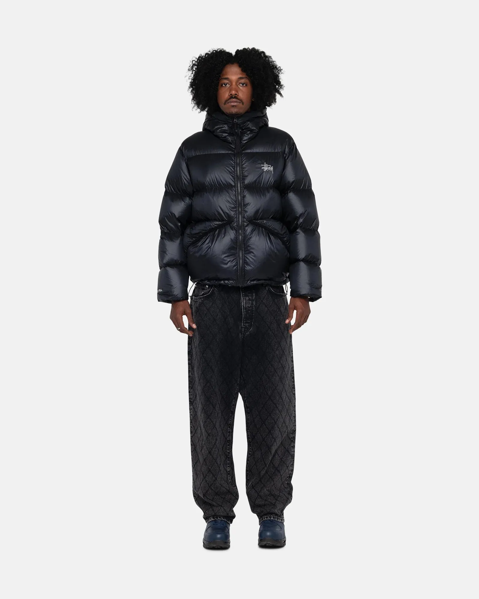 DOWN PARKA MICRO RIPSTOP / STUSSY / BLACK